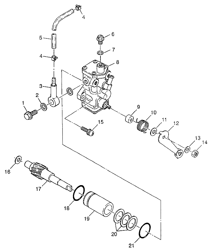 OIL PUMP XPLORER 300 W97CC28C (4939813981D004)