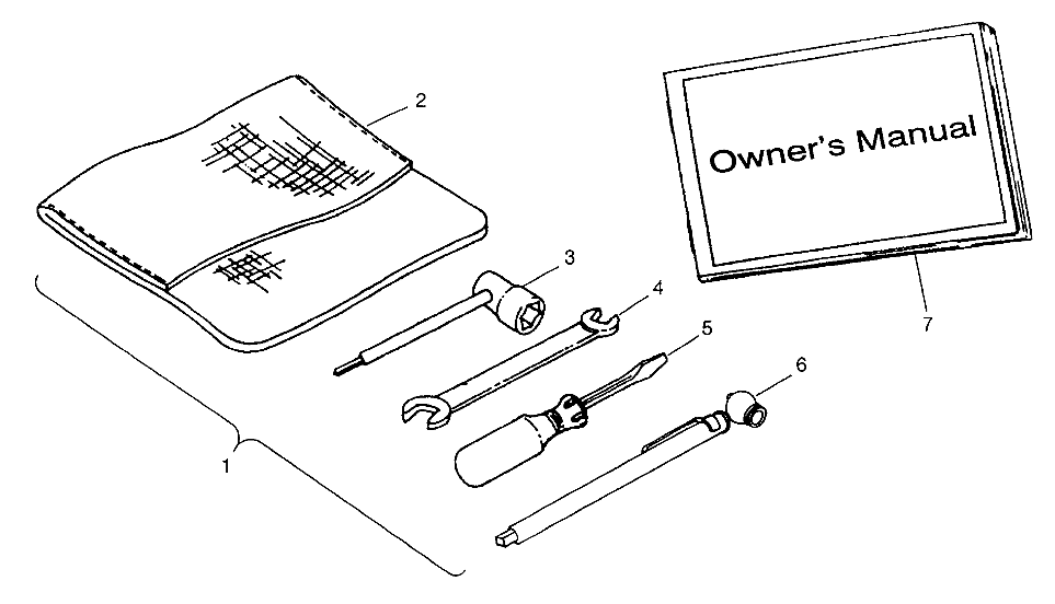 TOOL KIT XPLORER 300 W97CC28C (4939813981D006)