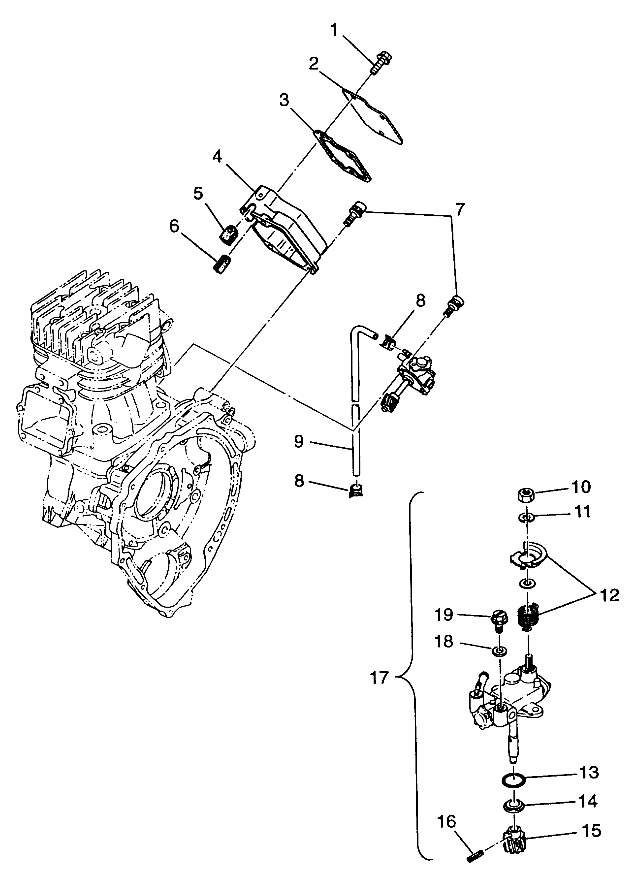 OIL PUMP Scrambler 400L W97BC38C (4939893989D003)