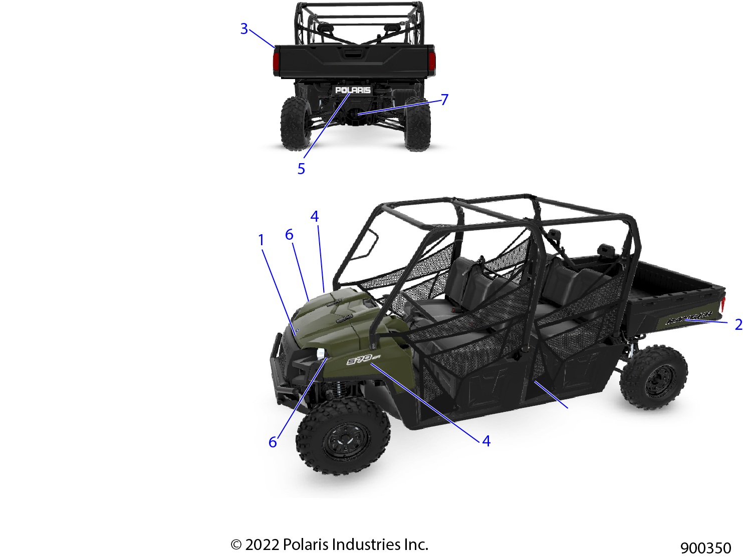 BODY, DECALS GRAPHICS - R22CDA57A1 (900350)