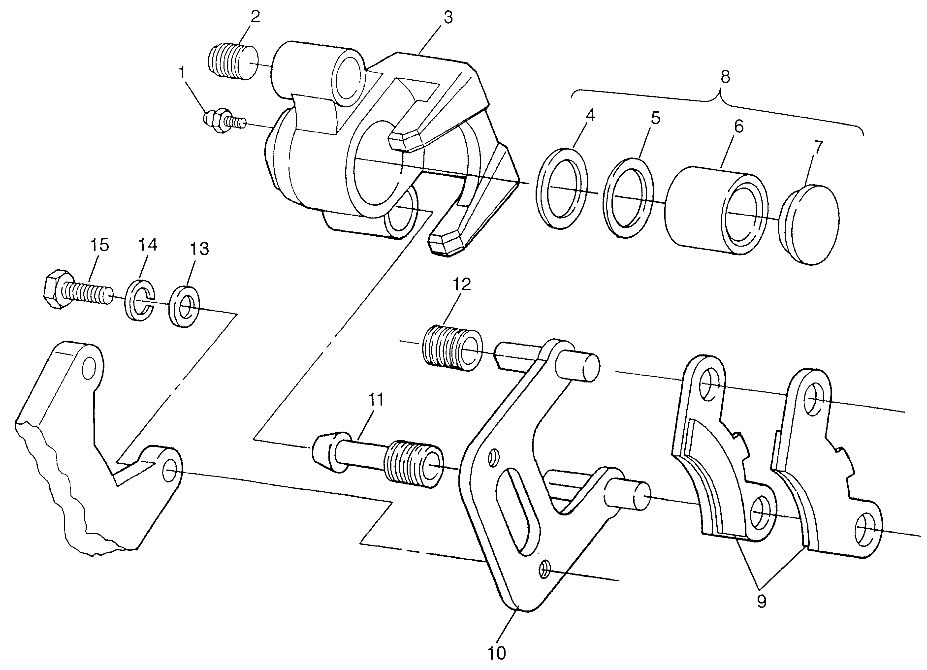 FRONT BRAKE  SPORTSMAN 500 W97CH50A (4939993999B008)