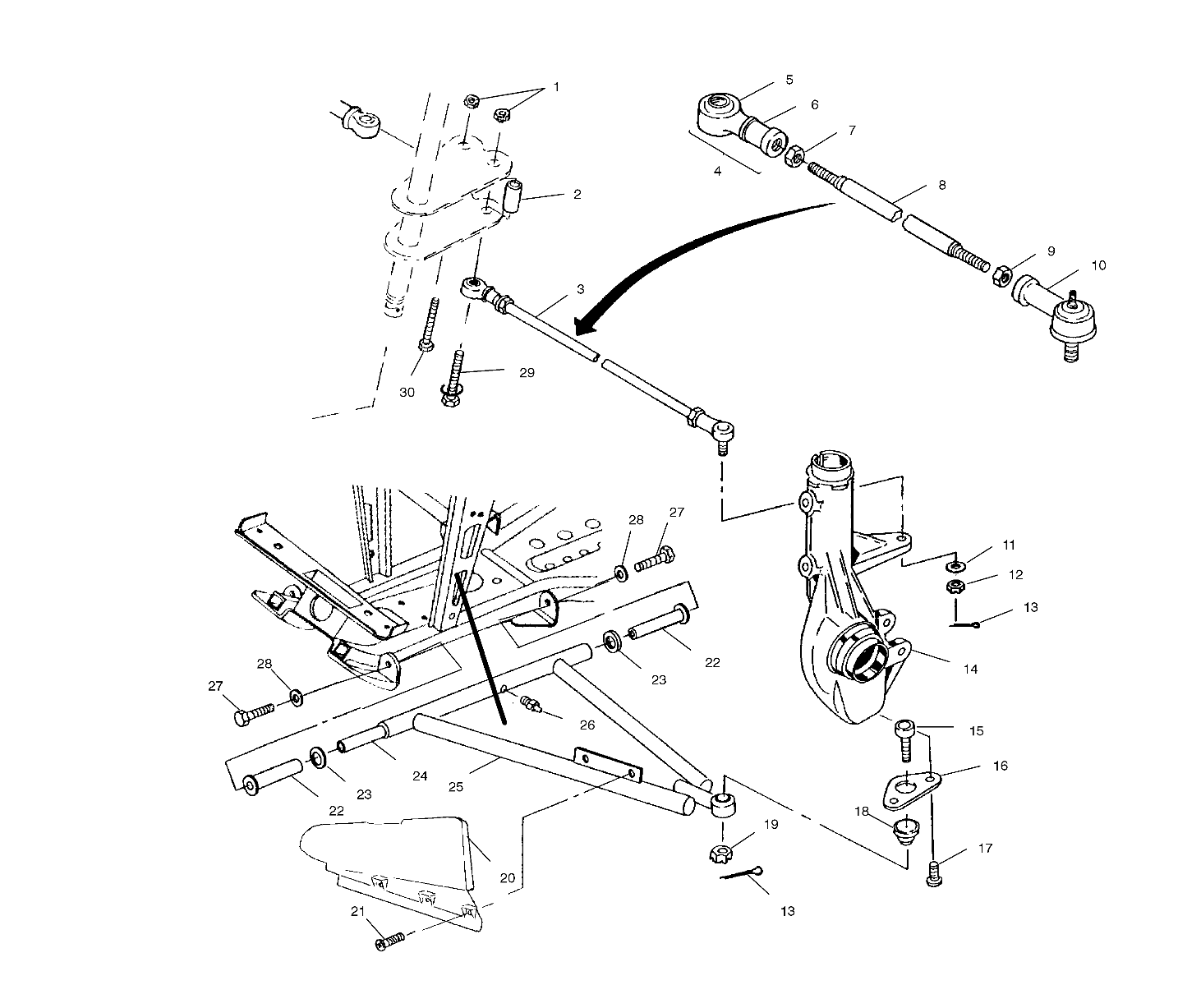 A-ARM/STRUT MOUNTING - W97CH50A (4939993999C002)