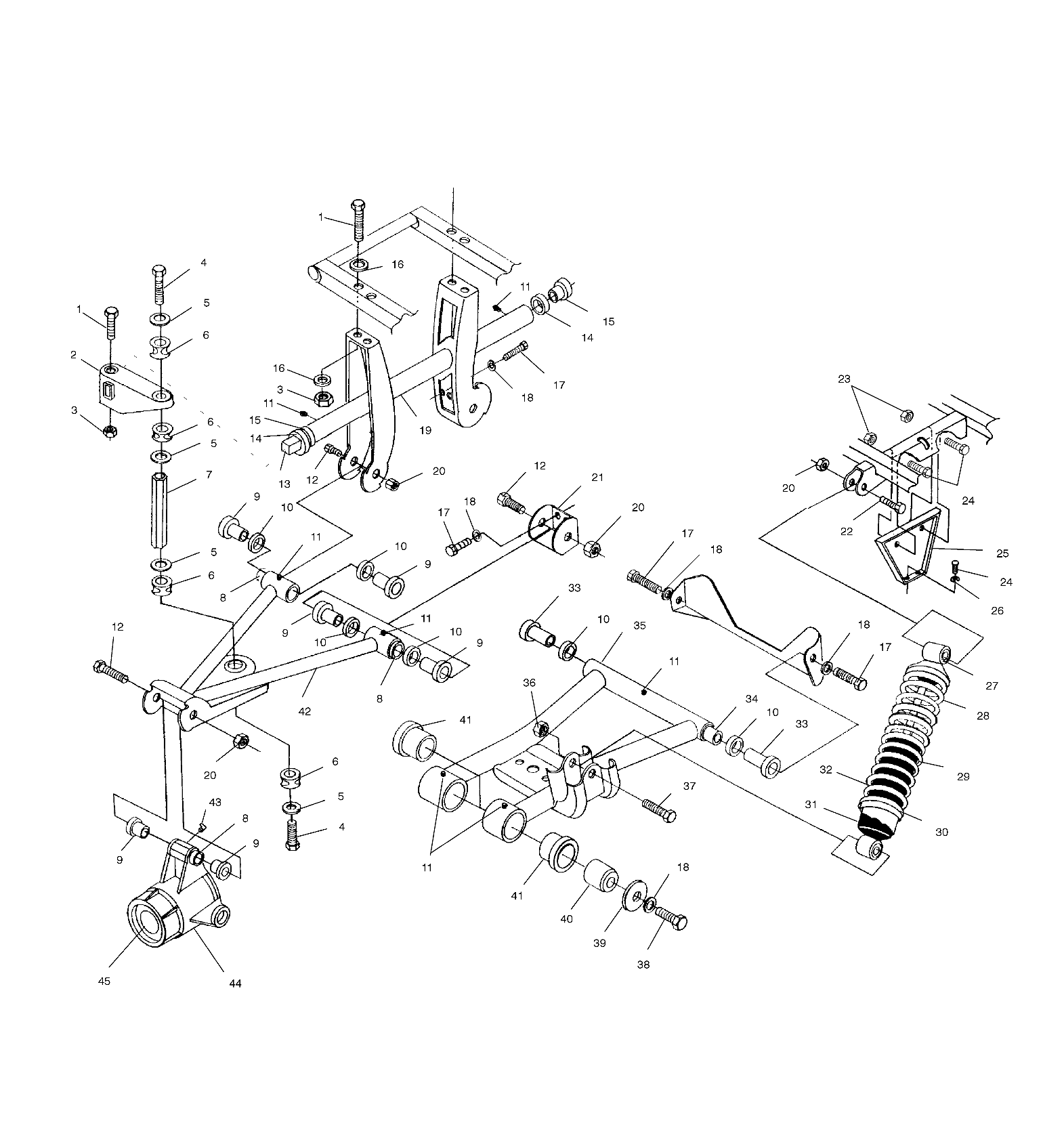 REAR SUSPENSION - W97CH50A (4939993999C005)