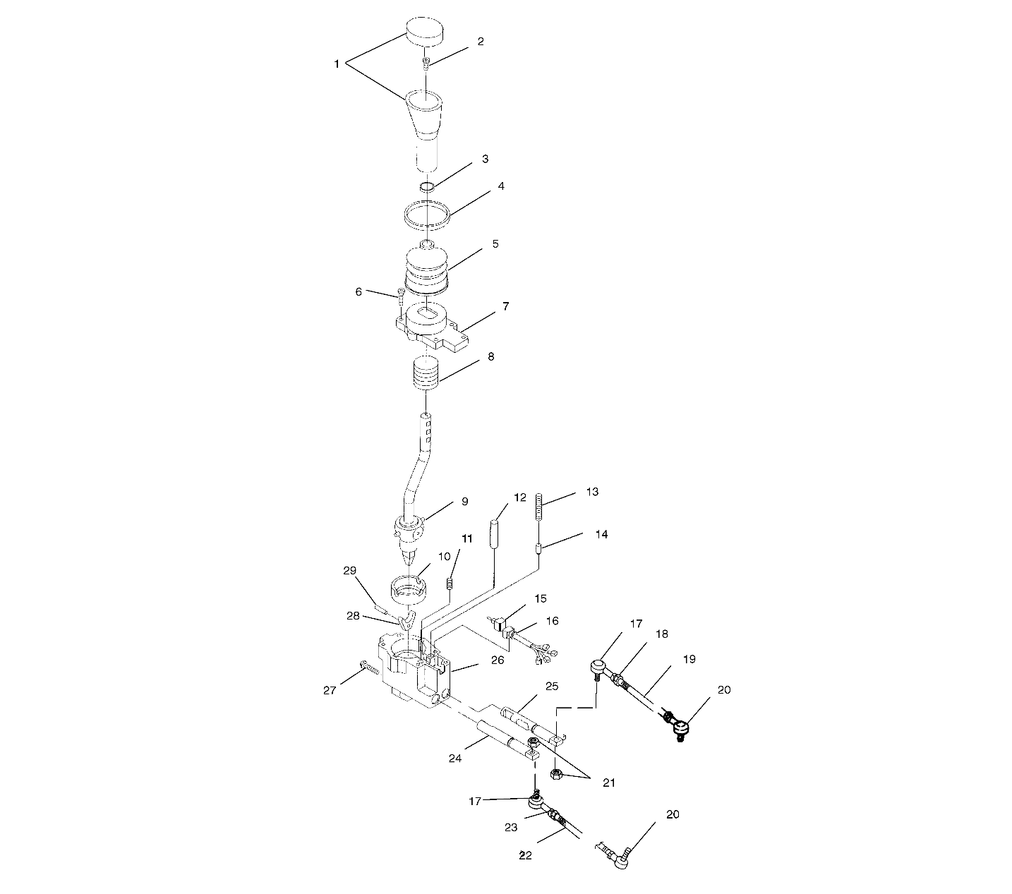 GEAR SELECTOR - W97CH50A (4939993999D001)