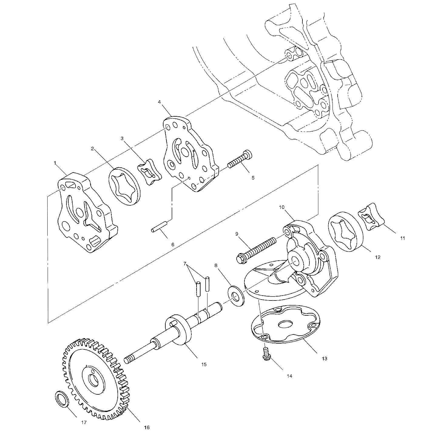 OIL PUMP - W97CH50A (4939993999D012)