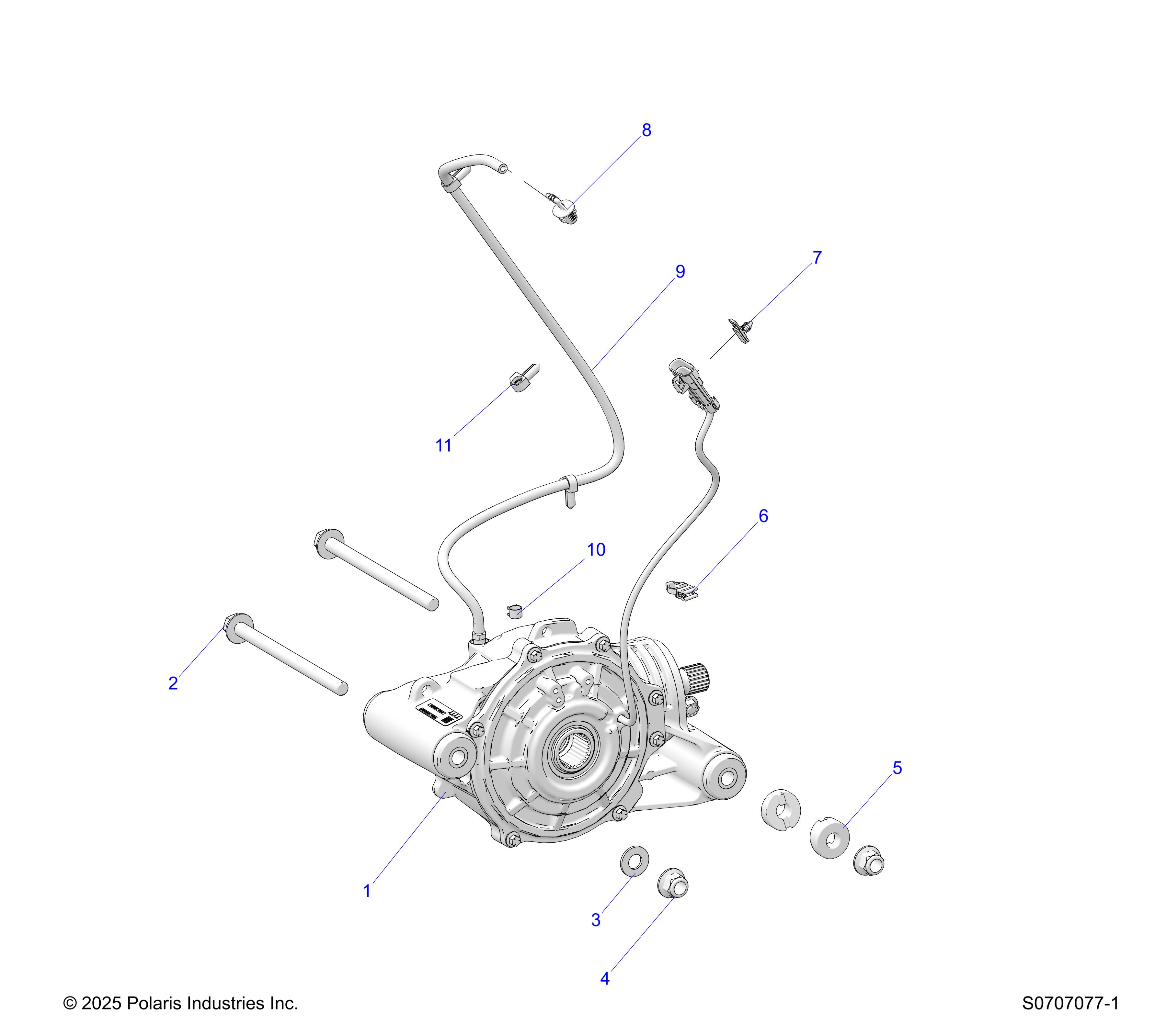 DRIVE TRAIN, FRONT GEARCASE MOUNTING