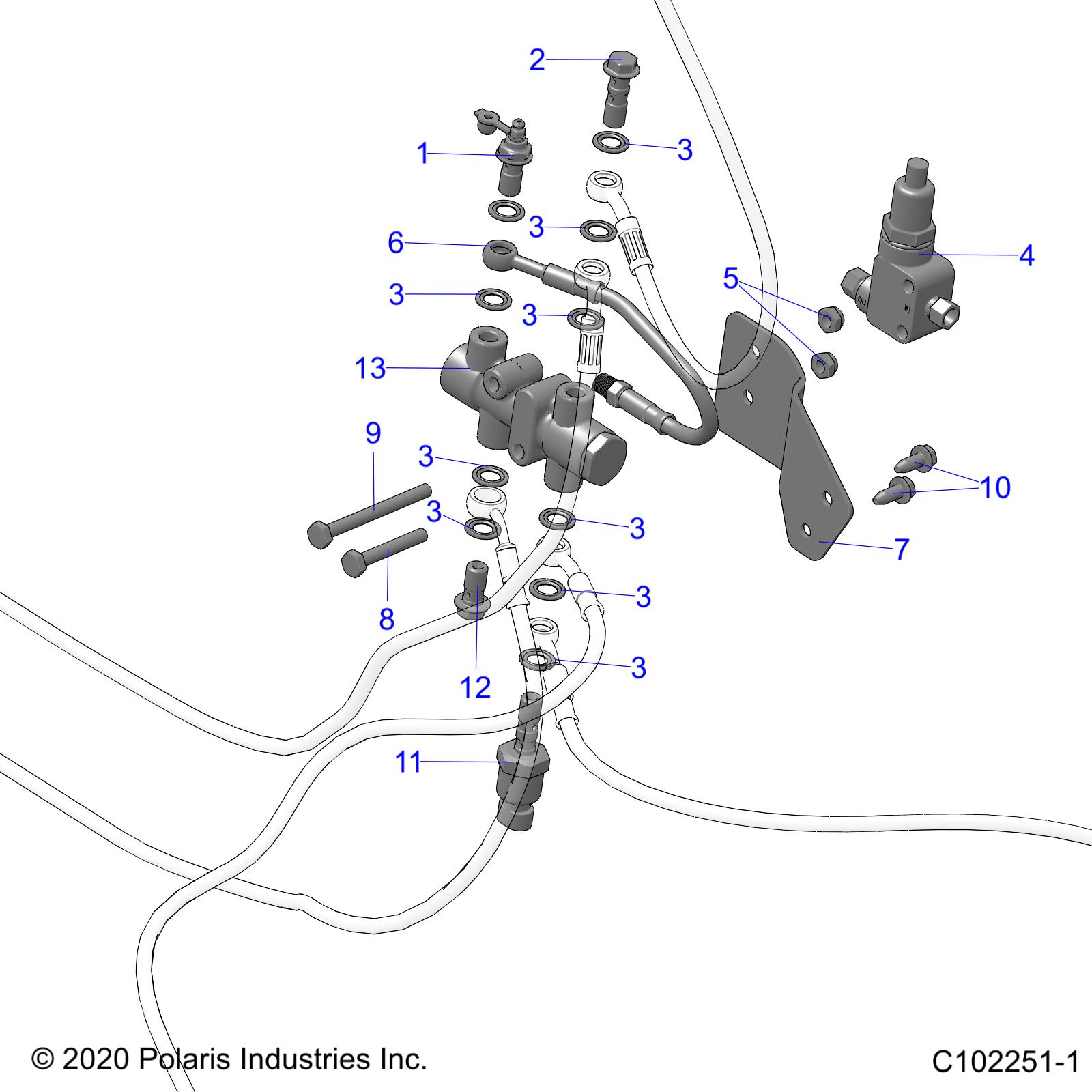 BRAKES, VALVE SYSTEM - A22SWE57F1/S57C1/C2/C5 (C102251-1)