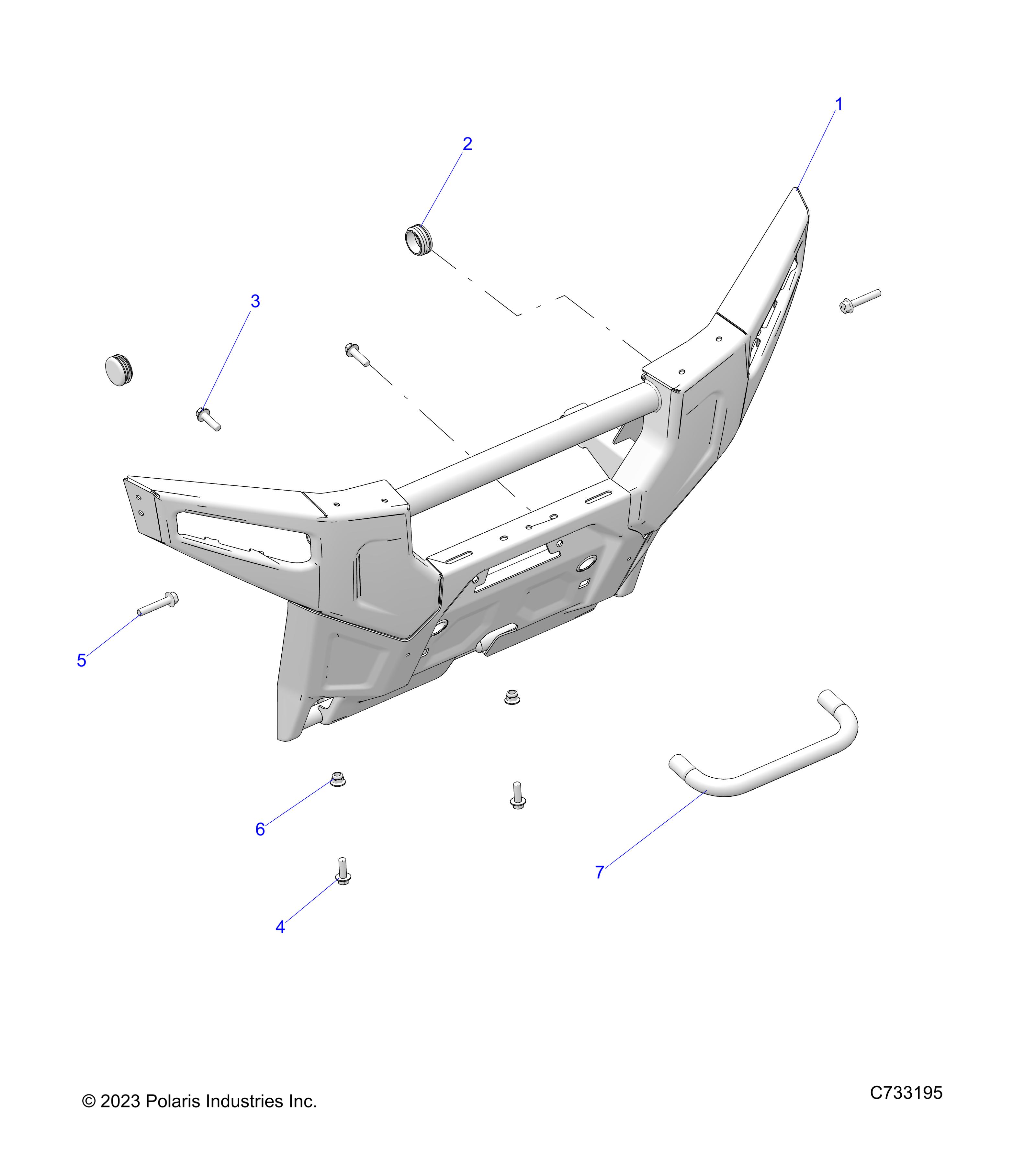 BODY, FRONT BUMPER - R25RSY99AF/BF/AK/BK/AS/BS/AL/BL/AP/BP/A9/B9 (C733195)