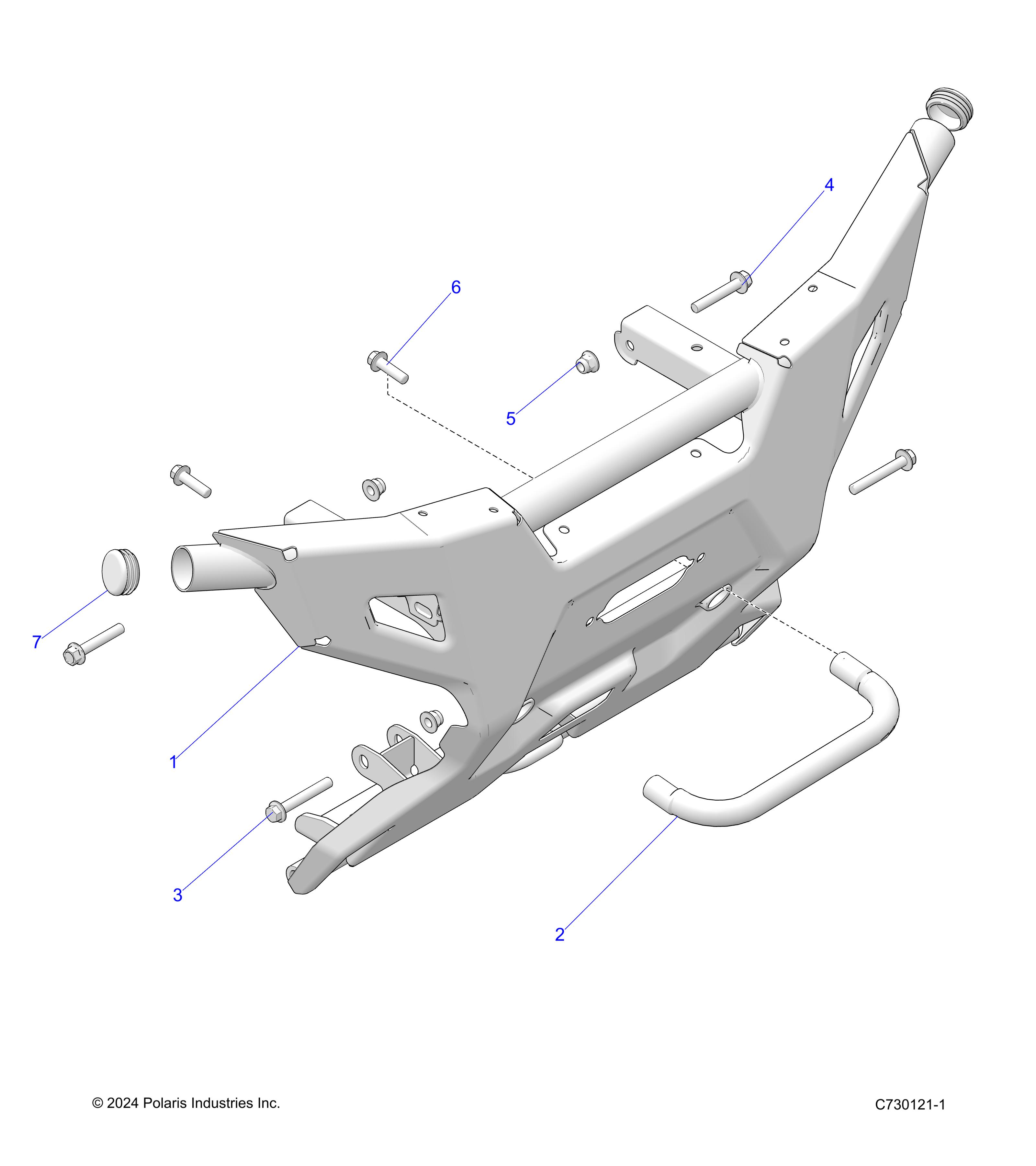 BODY, BUMPER - R25M4U57Z5/B5/Z6/B6 (C730121-1)