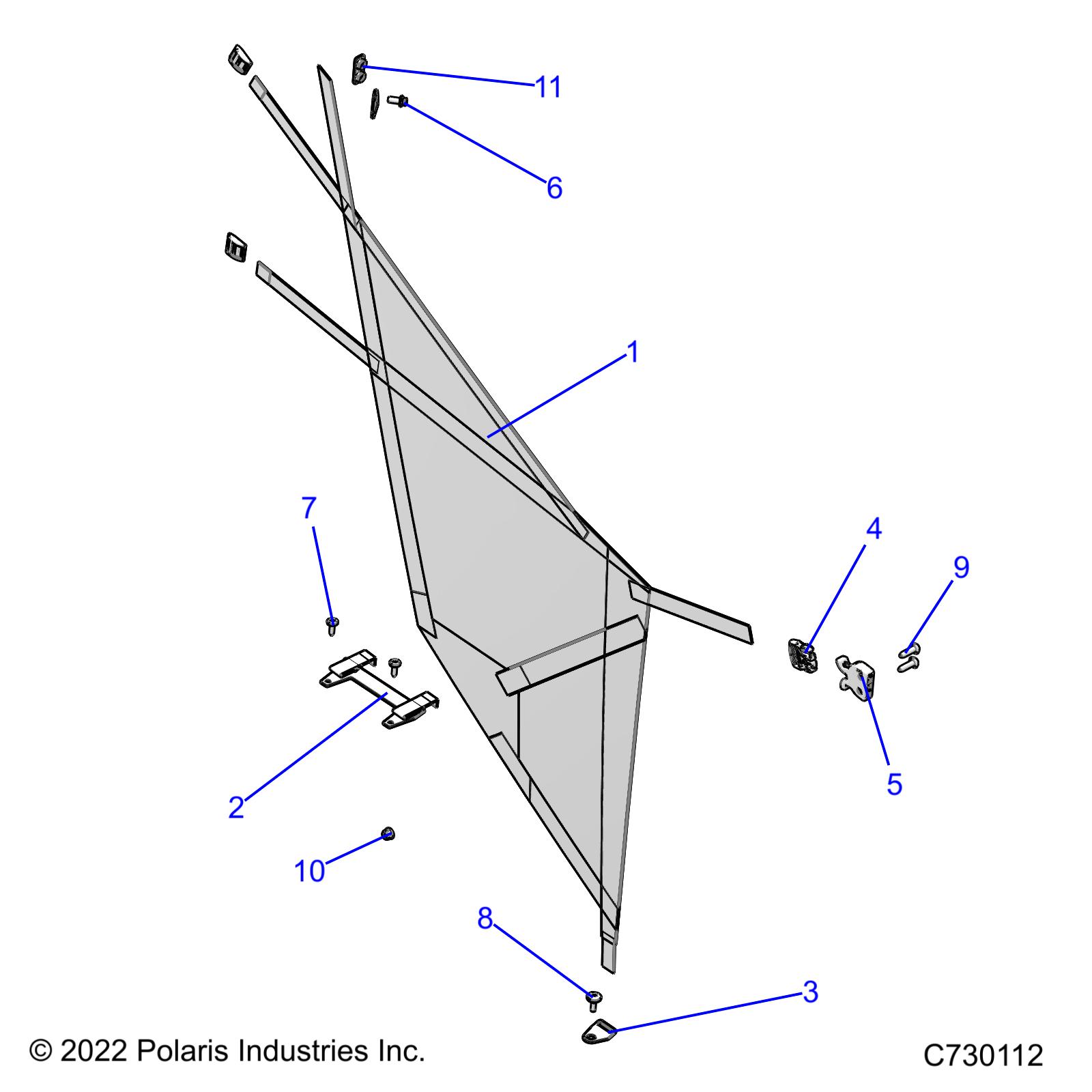 BODY, SIDE NETS - R22MAA57F1/SF1/F9/C1/C9/CK (C730112)