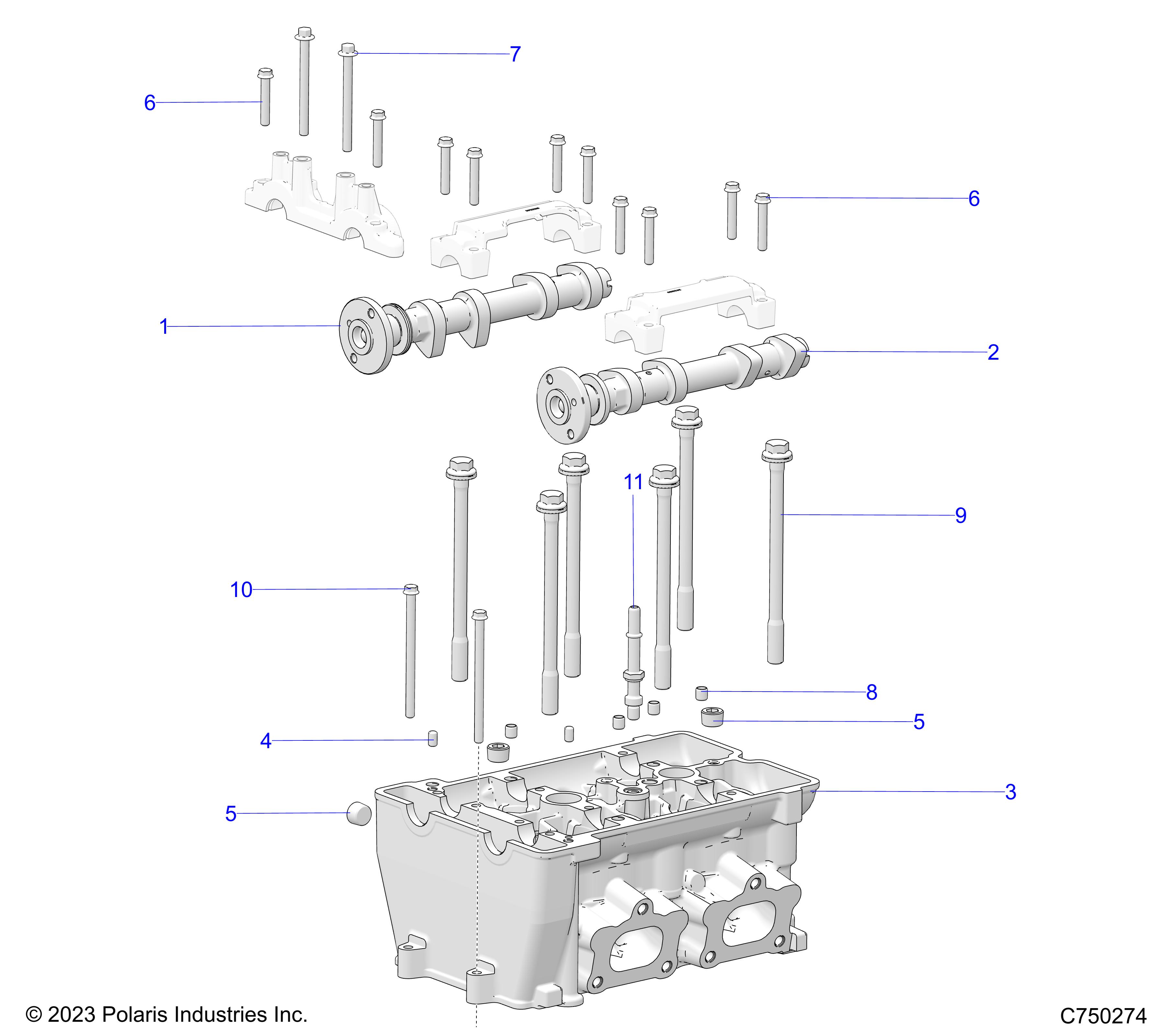 ENGINE, CYLINDER HEAD - Z25X4E92AP/B4 (C750274)