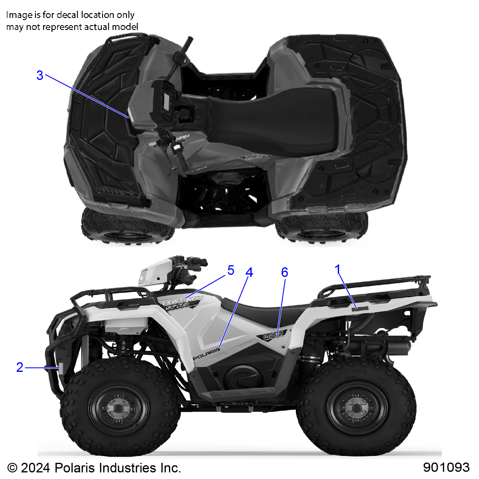 BODY, DECALS, GRAPHIC - A25SEA57L5 (901093)