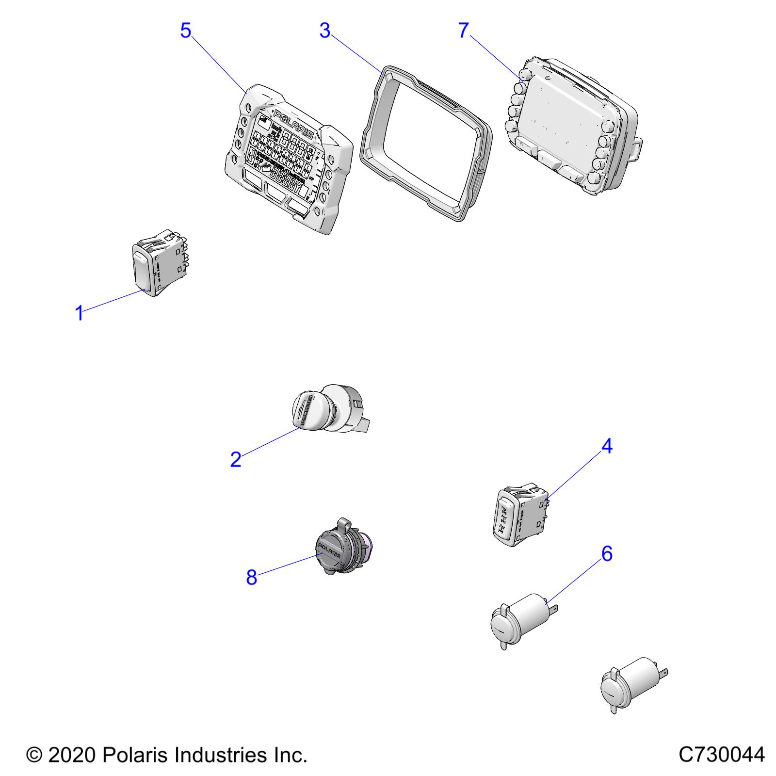 ELECTRICAL, DASH INSTUMENTS - R21RRE99JA  (C730044)