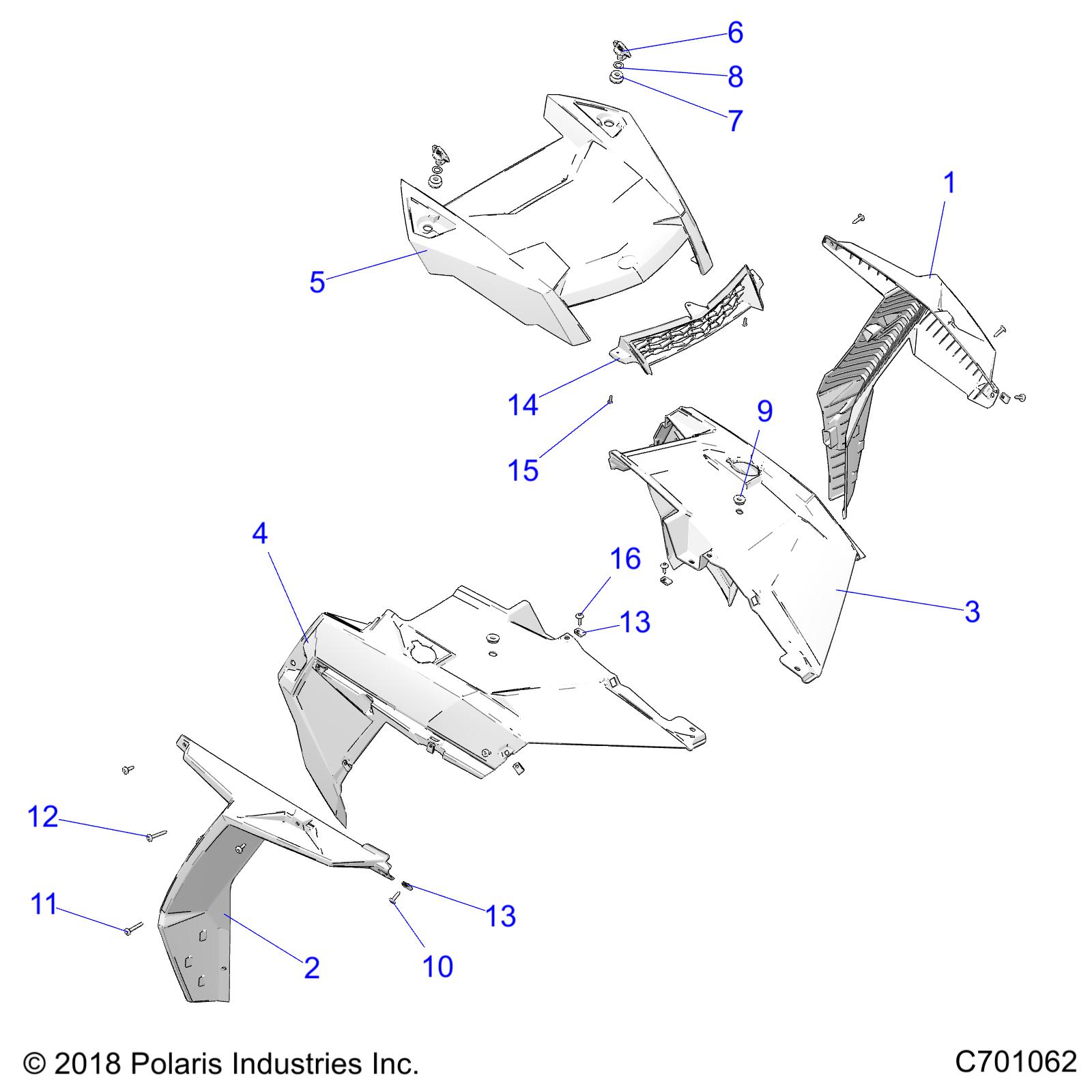 BODY, HOOD AND FRONT BODY WORK - Z21P4E92AE/AN/BE/BN/L92AL/AT/BL/BT (C701062)