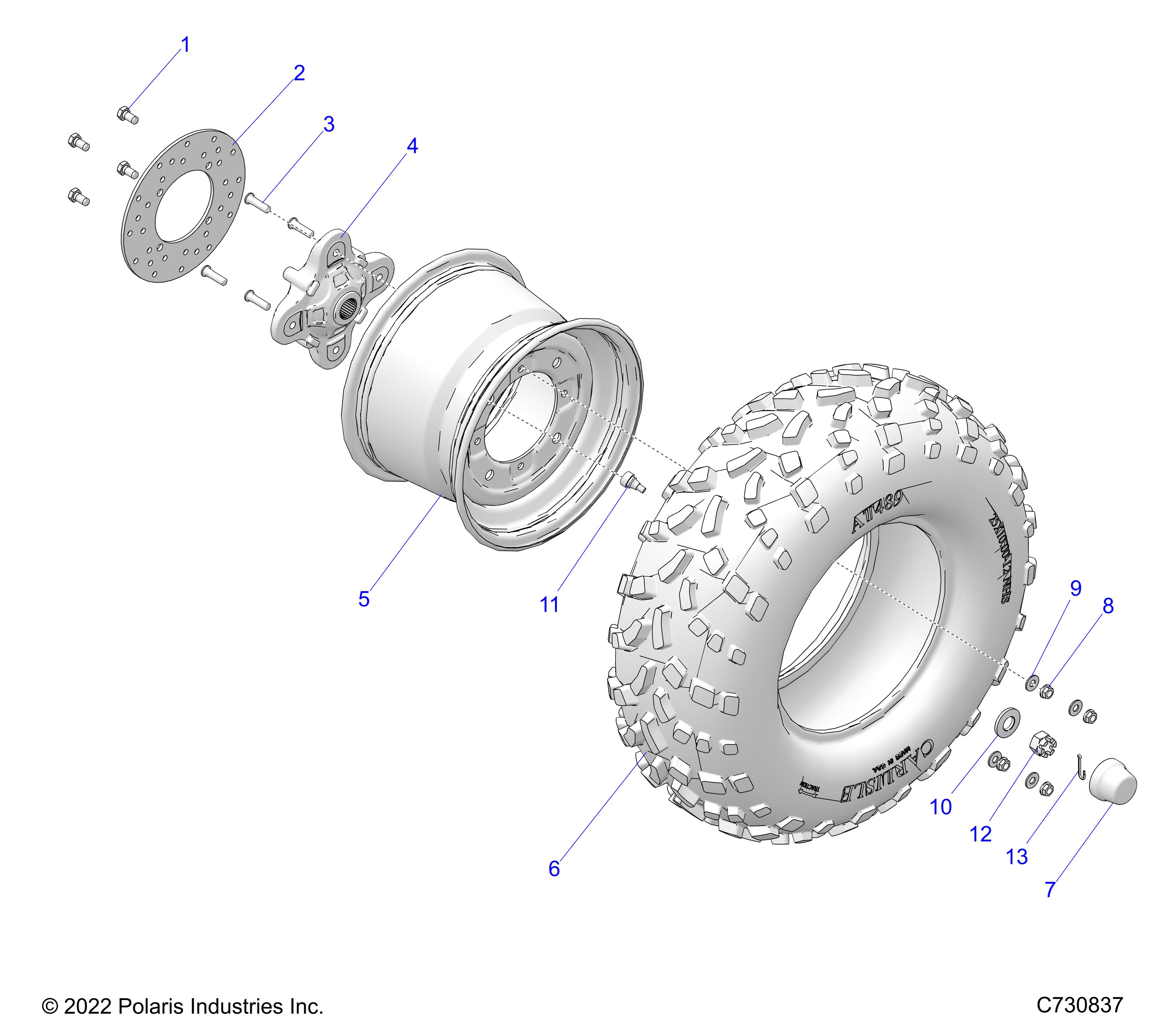 WHEELS, REAR, PREMIUM - R23MAE57B4/B9 (702677)