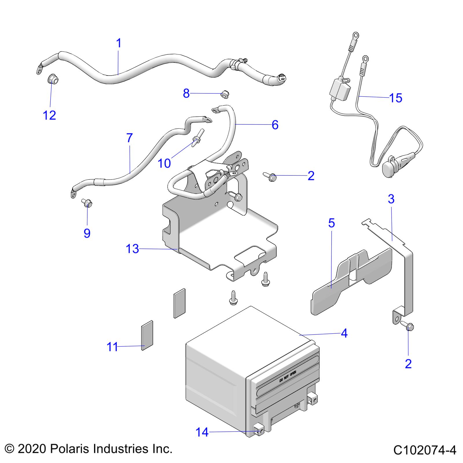 ELECTRICAL, BATTERY - A21SGE95AK (C102074-4)