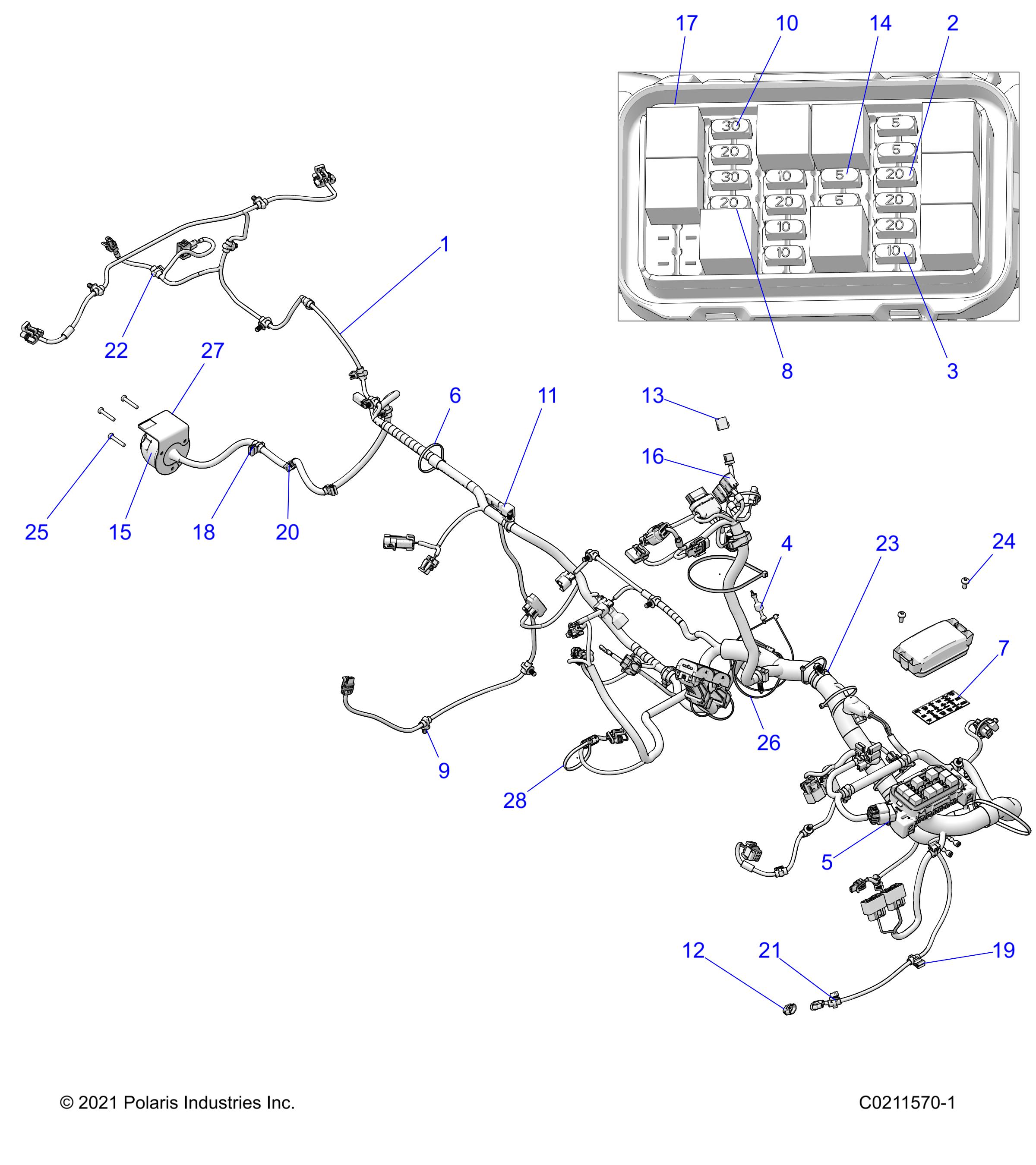 ELECTRICAL, HARNESS - A22SLE95KJ (C0211570-1)