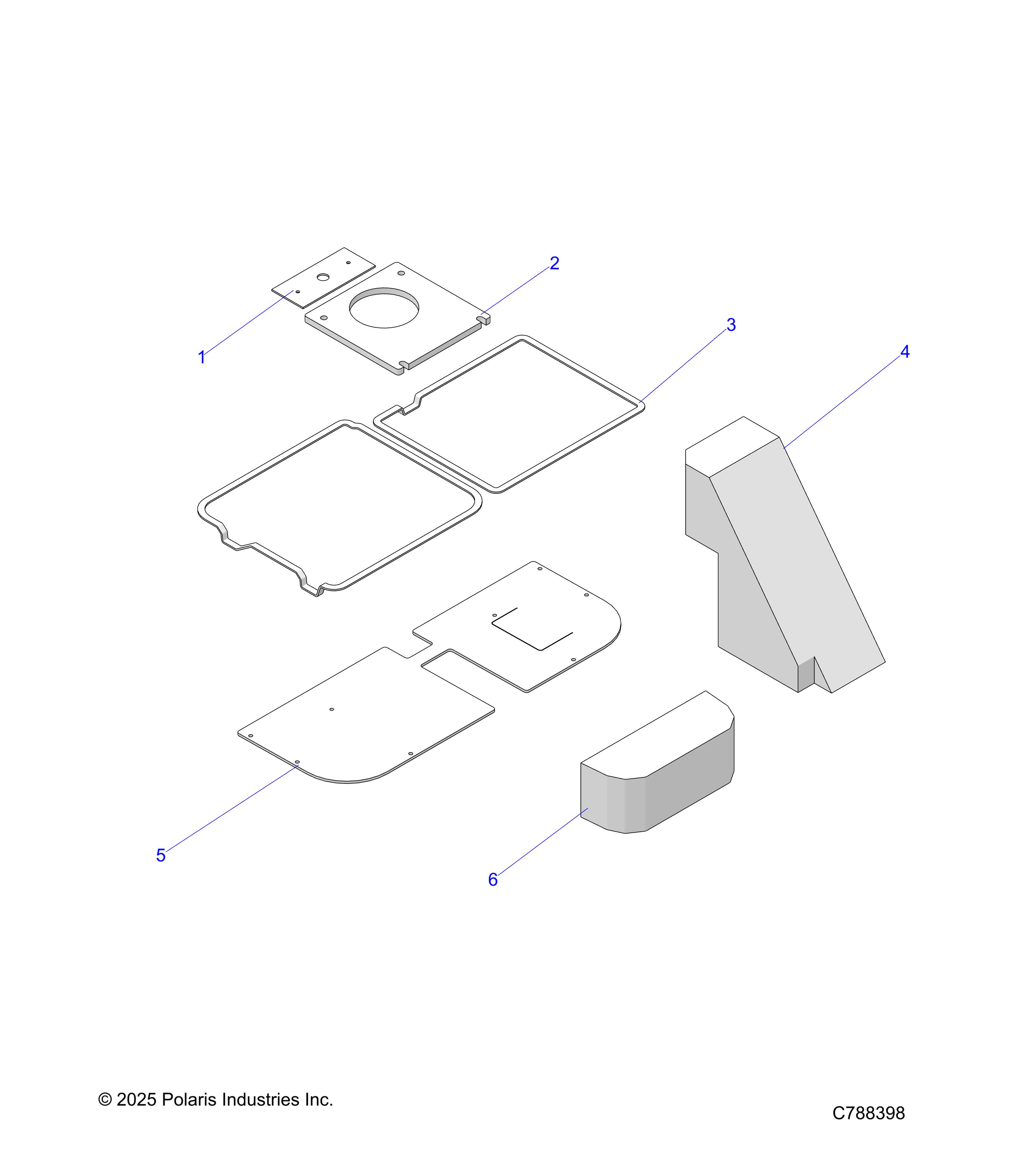 BODY, FOAM - (R23RRV99AC/RR299AC) (C788398)