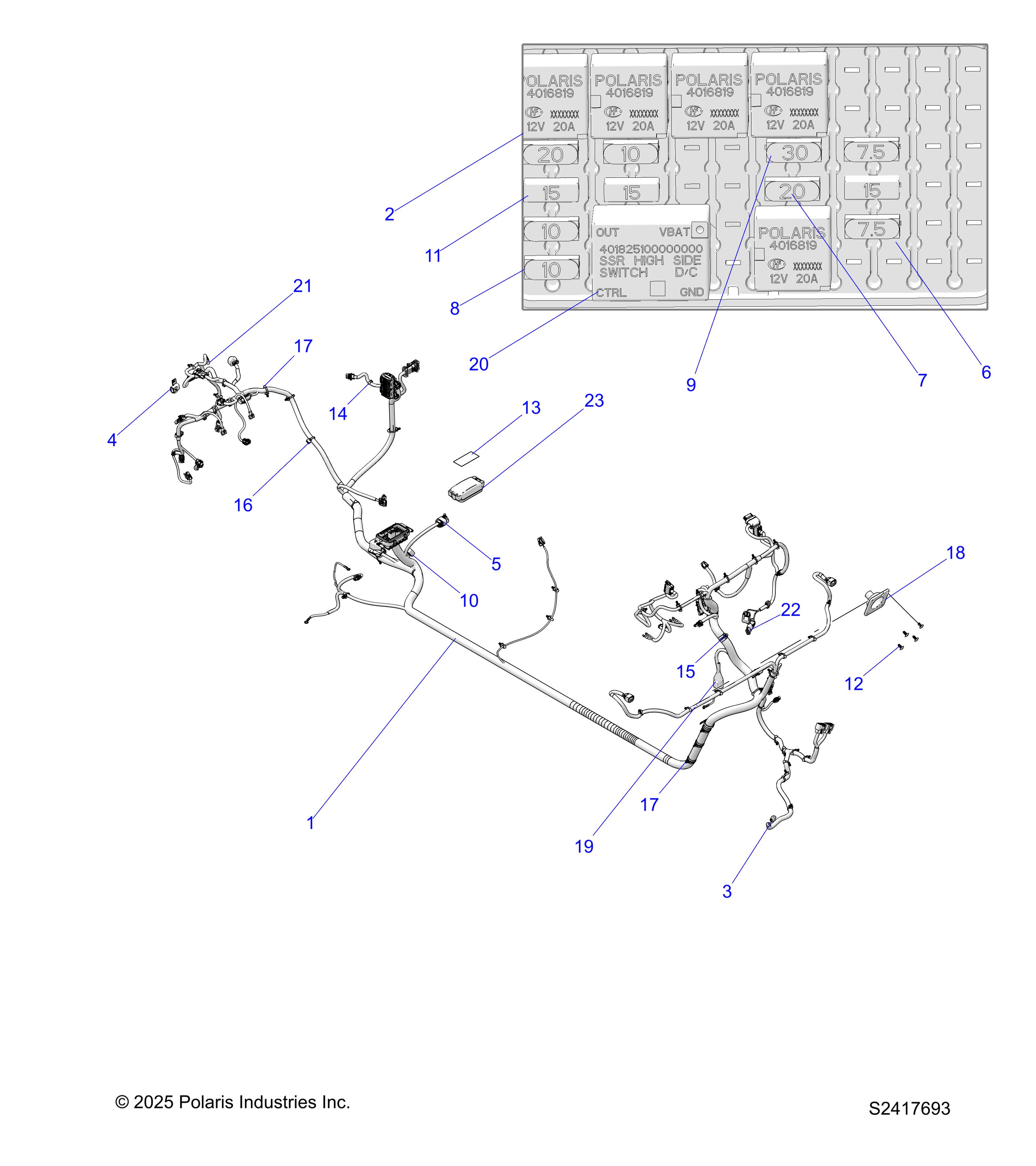 ELECTRICAL, HARNESS, CHASSIS