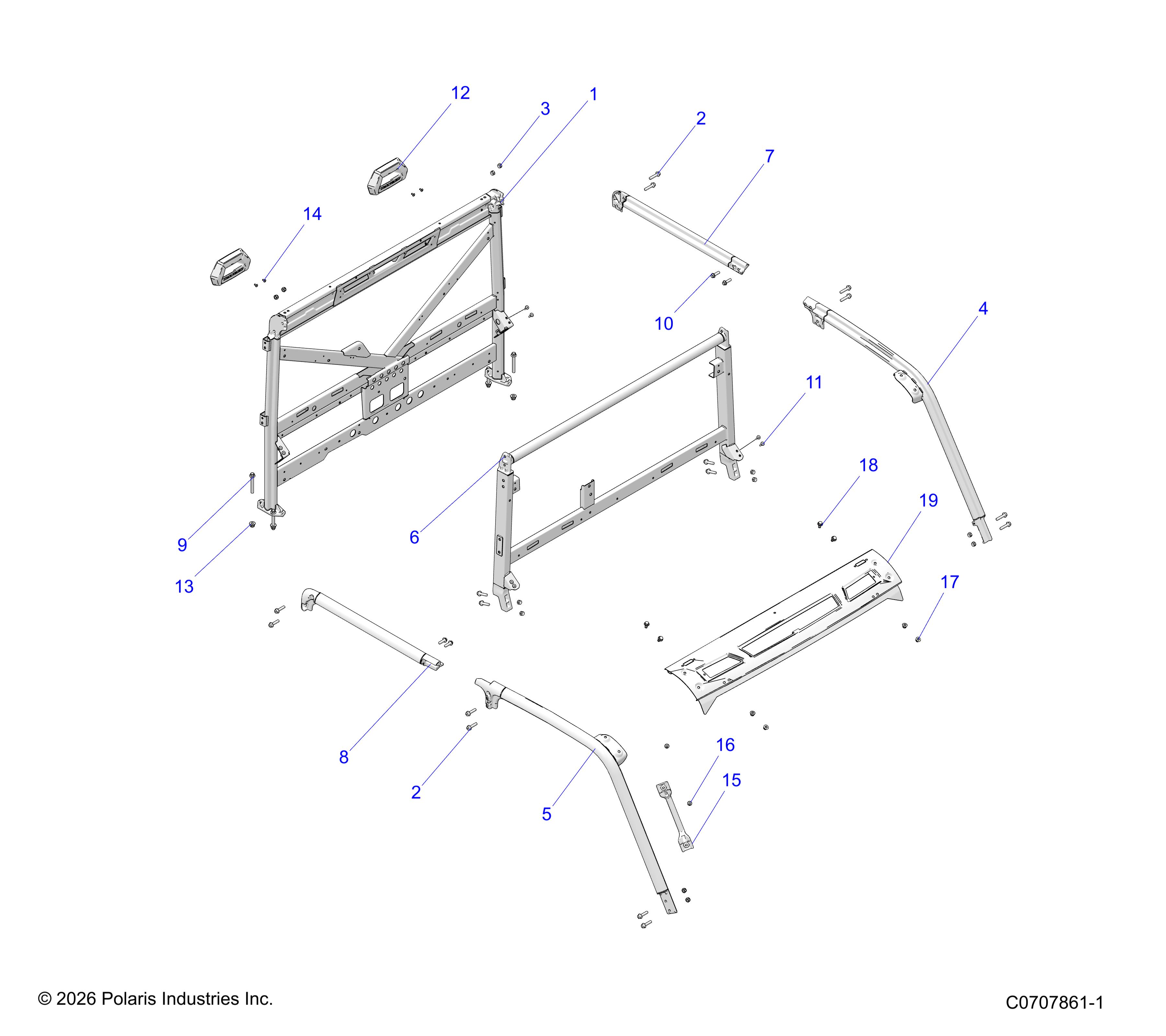 CHASSIS, CAB FRAME