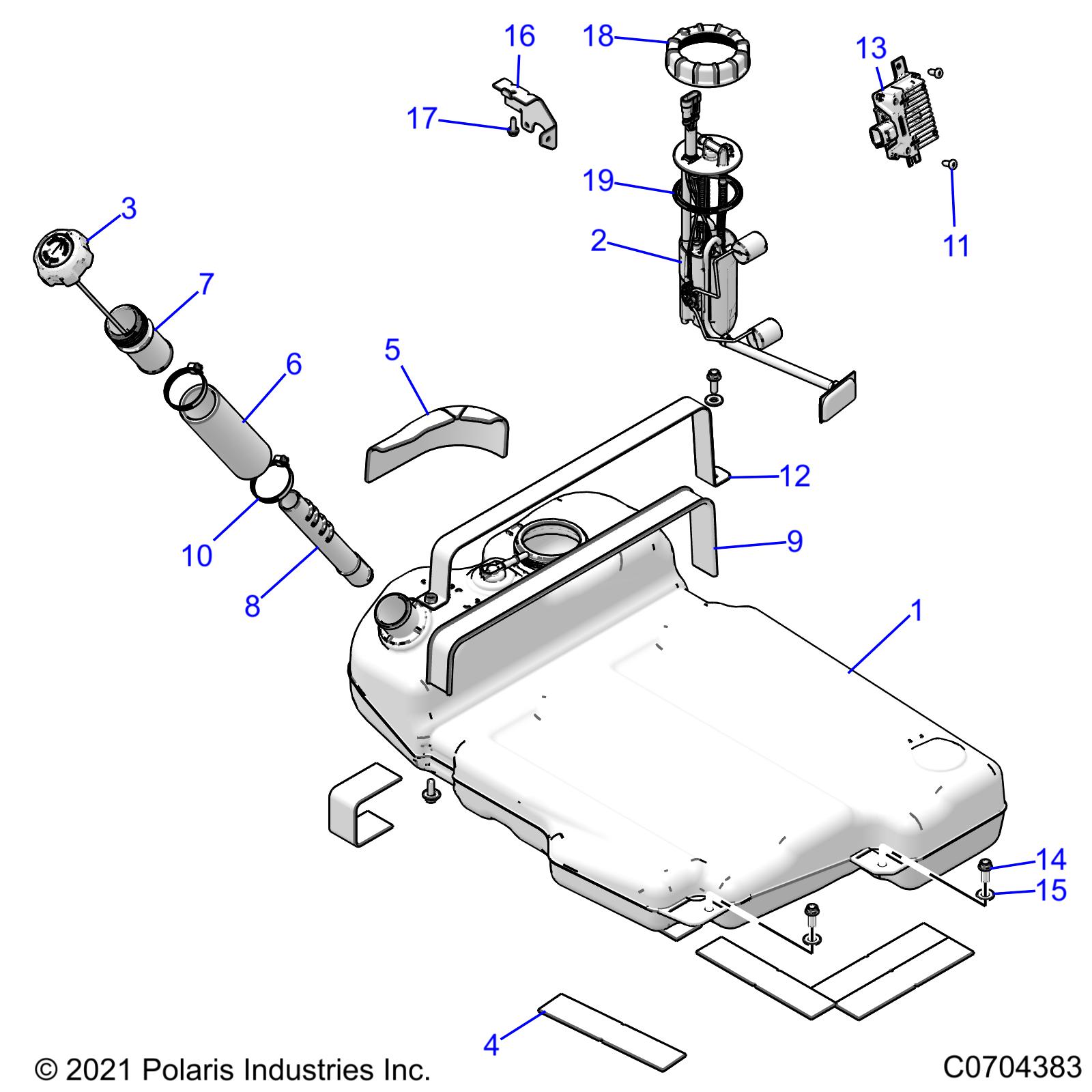 BODY, FUEL TANK - Z21RAC92AL/AX/BL/BX (C0703481-1)