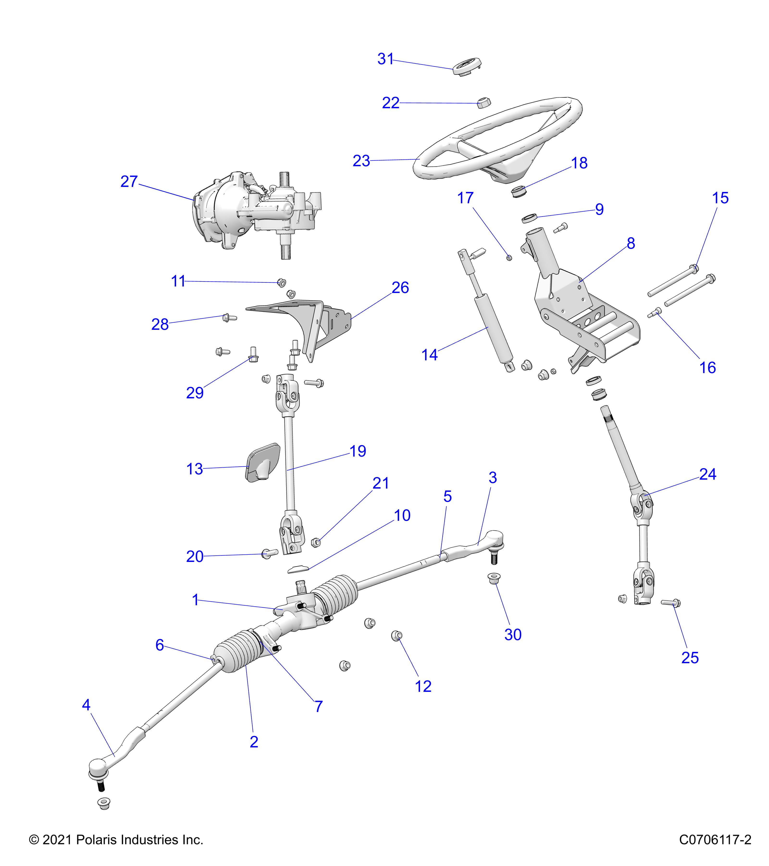 STEERING, STEERING ASM. - D26P4ED4D4 (C0706117-2)