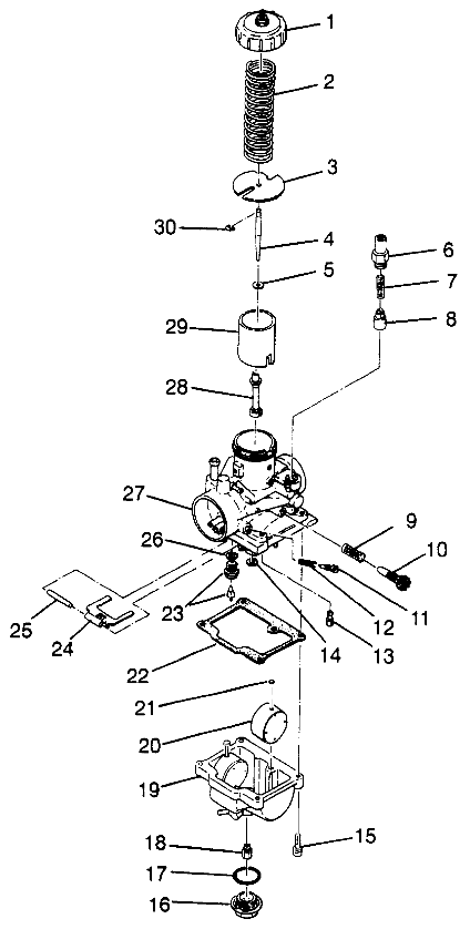 CARBURETOR (BLAZER) Trail Blazer W97BA25C (4940124012D005)