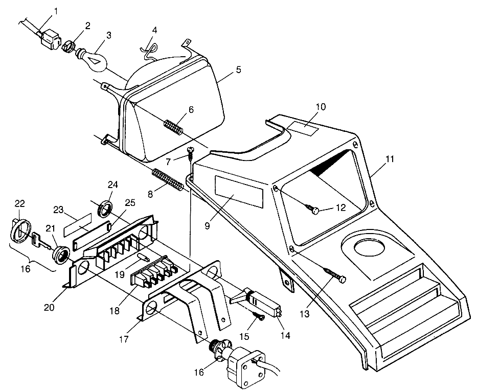 HEADLIGHT Trail Boss W97AA25C (4940574057A013)