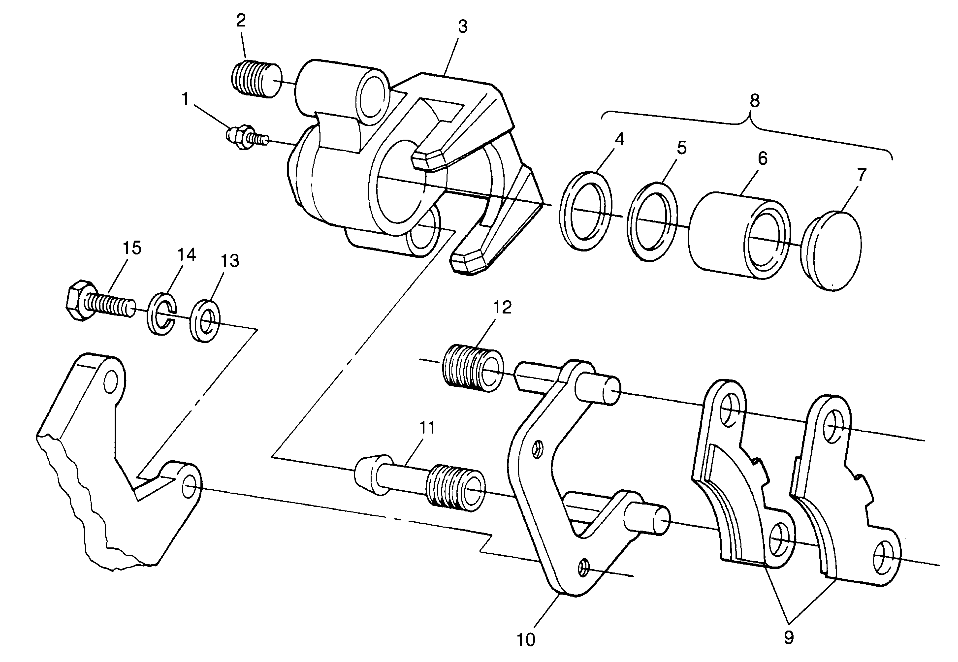 FRONT BRAKE Trail Boss W97AA25C (4940574057B006)