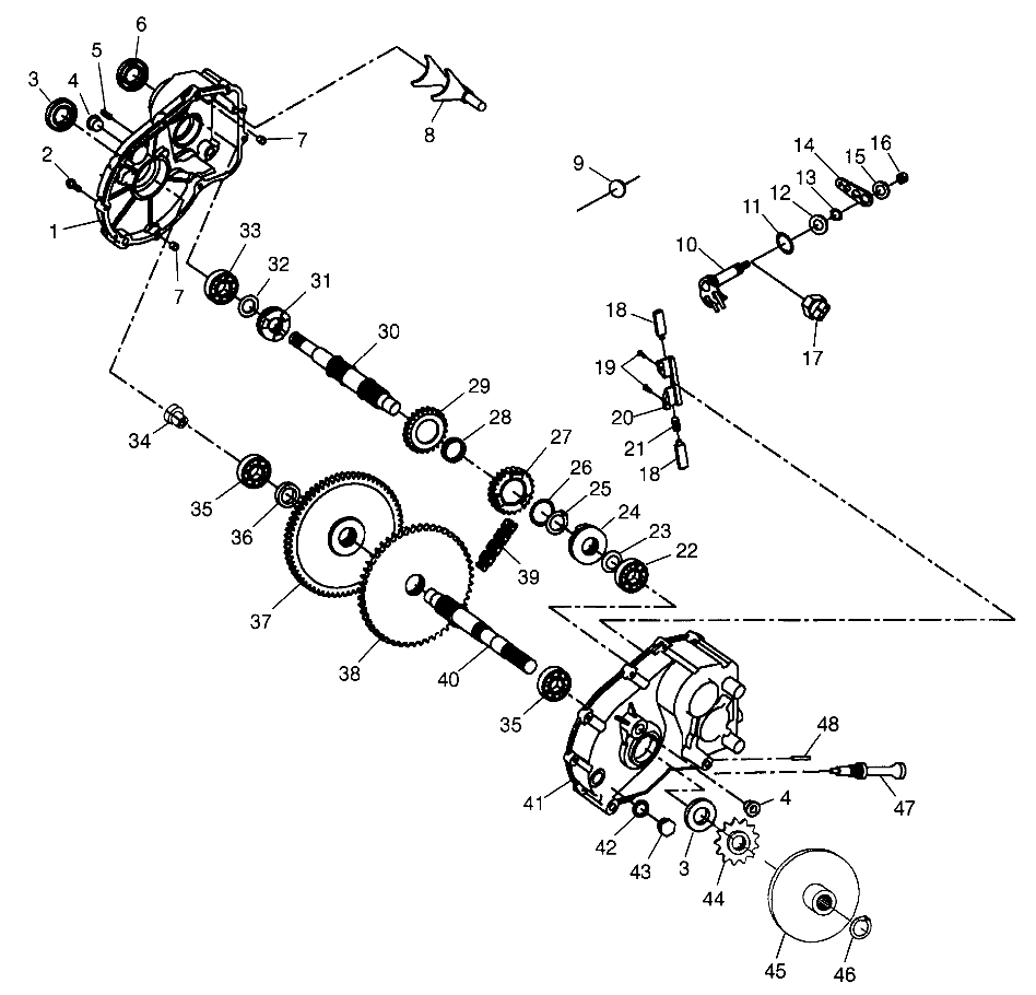 GEARCASE Trail Boss W97AA25C (4940574057C003)