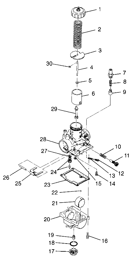 CARBURETOR Trail Boss W97AA25C (4940574057C013)