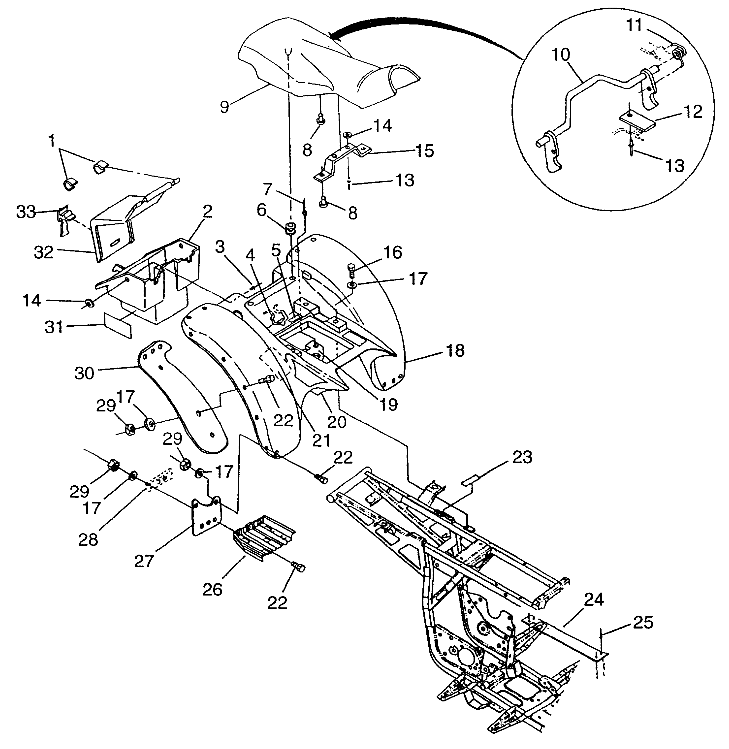 REAR CAB Magnum 2X4 W97AA42A (4940704070A006)