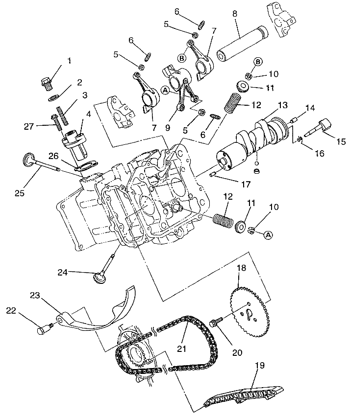 INTAKE and EXHAUST Magnum 2X4 W97AA42A (4940704070C011)