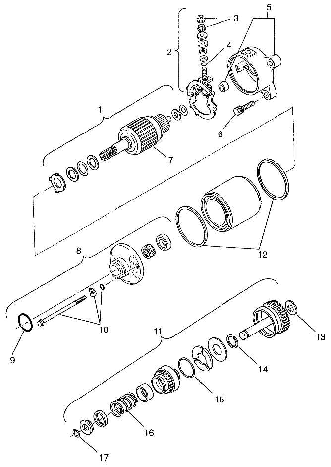 STARTING MOTOR Magnum 2X4 W97AA42A (4940704070D005)