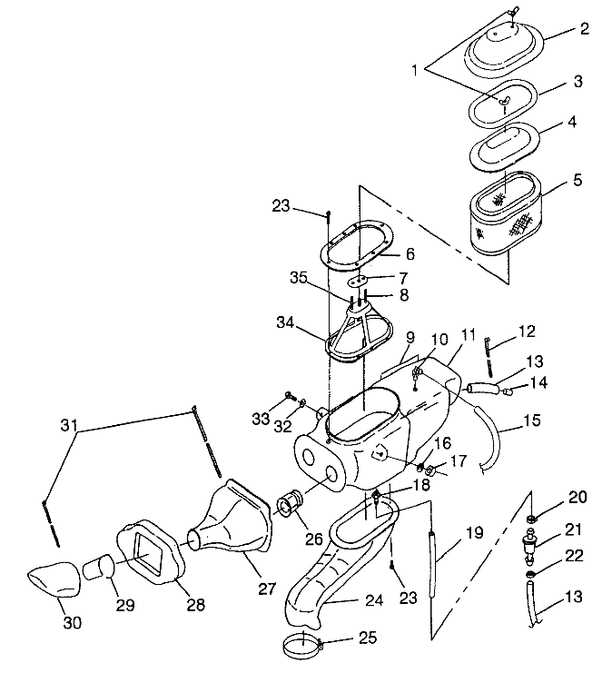 AIR BOX Magnum 4X4 W97AC42A, Swedish Magnum 4X4 S97AC42E and Norwegian Magn (4940834083B001)