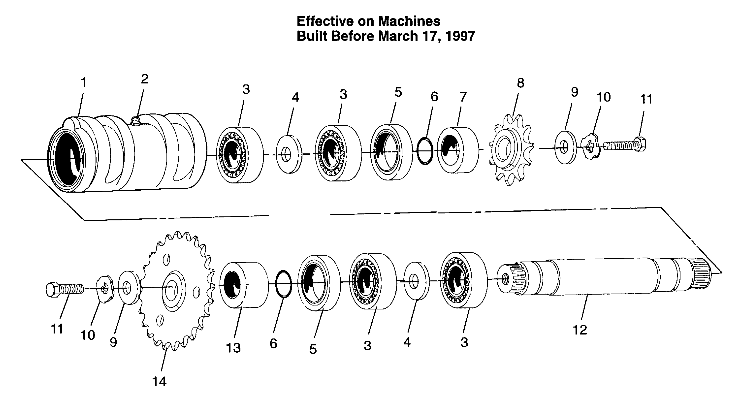 CENTER TIGHTENER Magnum 4X4 W97AC42A, Swedish Magnum 4X4 S97AC42E and Norwe (4940834083B014)