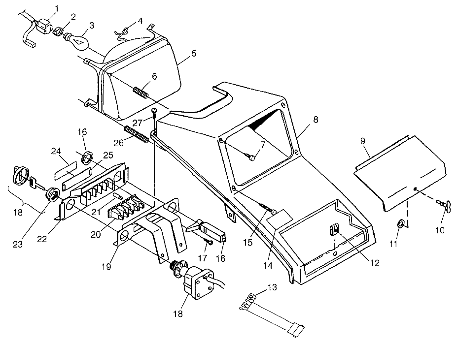 HEADLIGHT Magnum 4X4 W97AC42A,  Swedish Magnum 4X4 S97AC42E and Norwegian M (4940834083C007)