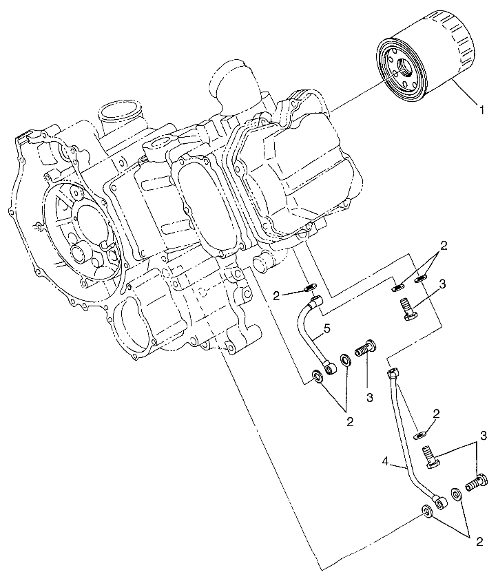 OIL FILTER Magnum 4X4 W97AC42A, Swedish Magnum 4X4 S97AC42E and Norwegian M (4940834083D005)