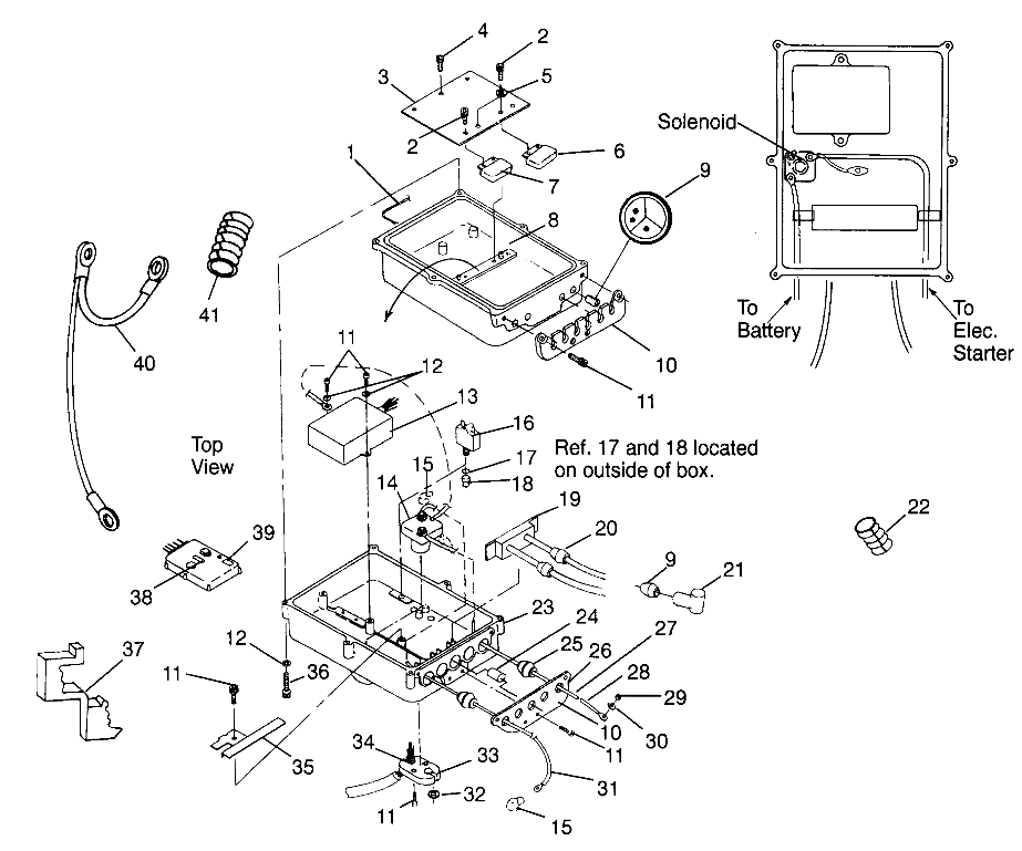 ELECTRICAL BOX SL 700 B974071, Intl. SL 700 I974071, SL 700 Deluxe B974072 (4940874087B013)