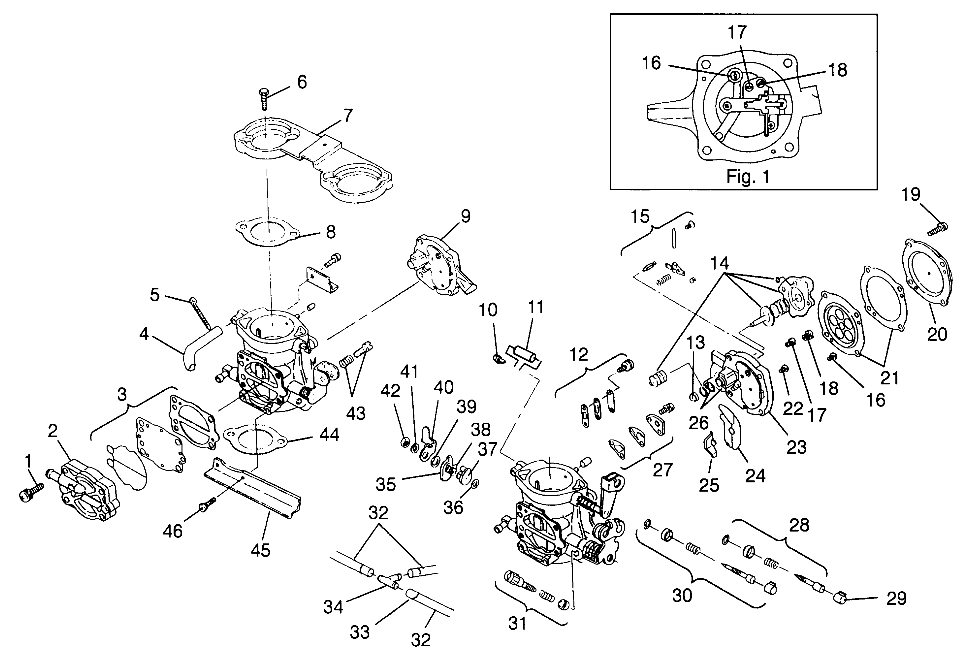 CARBURETOR (DELUXE) SL 700 Deluxe B974072 (4940874087C006)