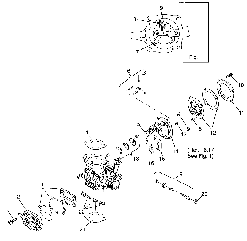 CARBURETOR (SL 700) SL 700 B974071 and Intl. SL 700 I974071 (4940874087C008)