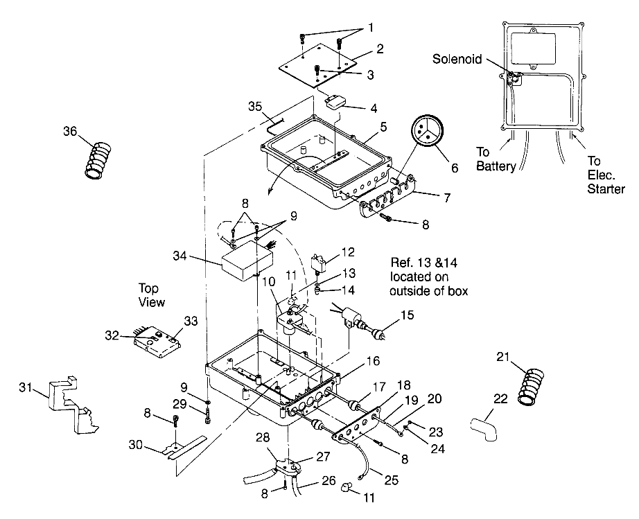 ELECTRICAL BOX SL 780 B974088 and Intl. SL 780 I974088 (4940924092B011)