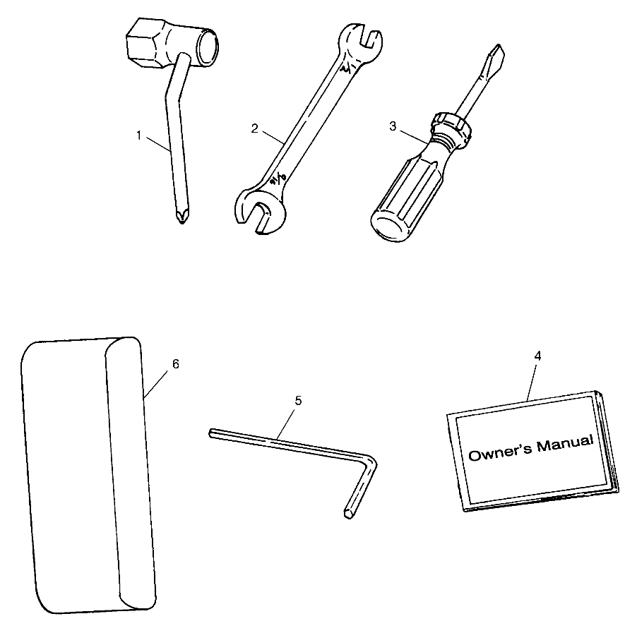 TOOL KIT SL 780 B974088 and Intl. SL 780 I974088 (4940924092B012)