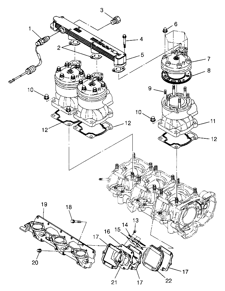 CYLINDER & MANIFOLD SL 780 B974088 and Intl. SL 780 I974088 (4940924092C001)