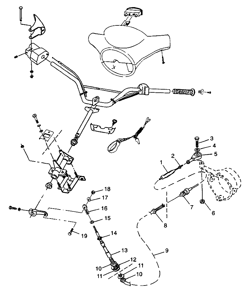 STEERING SL 900 B974091 and SL 1050 B974090 (4940974097A014)