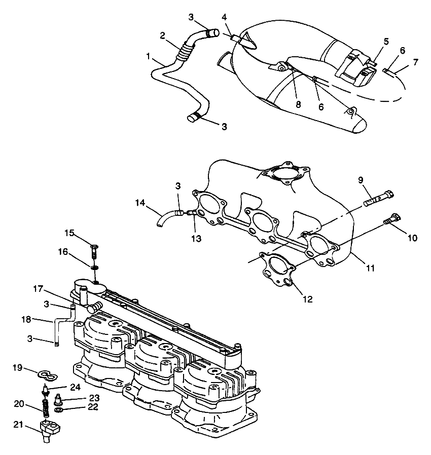 COOLING SYSTEM SL 900 B974091 (4940974097B009)