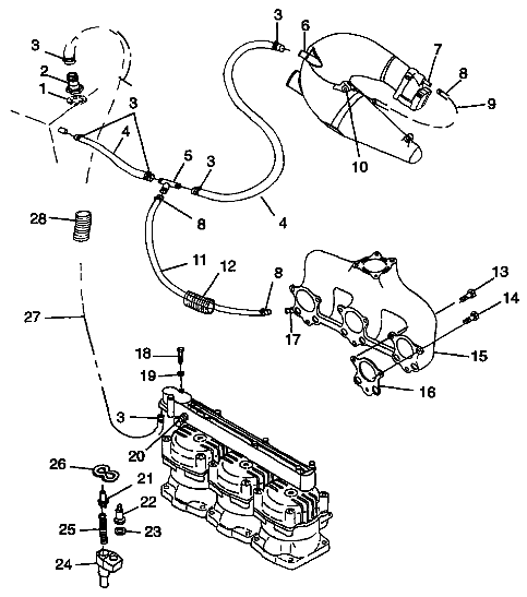 COOLING SYSTEM SL 1050 B974090 (4940974097B010)