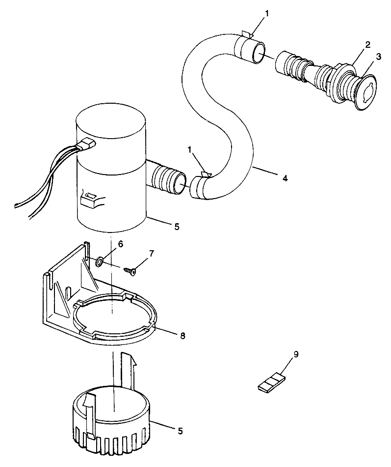 BILGE PUMP SL 900 B974091 and SL 1050 B974090 (4940974097B014)