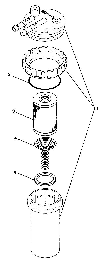 FUEL/WATER SEPARATOR SL 900 B974091 and SL 1050 B974090 (4940974097C012)