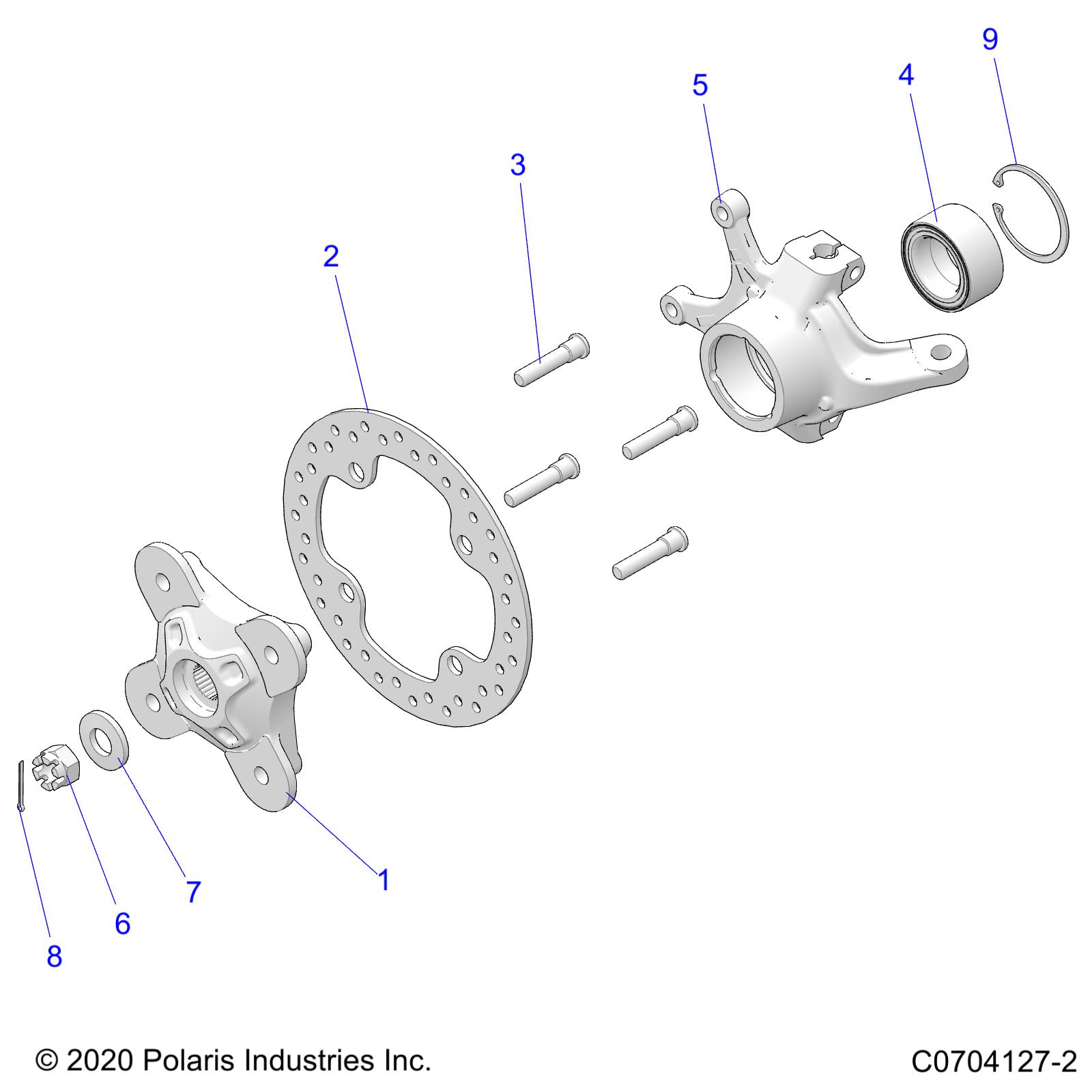 SUSPENSION, FRONT CARRIER - Z22NAM99AR (C0704127-2)